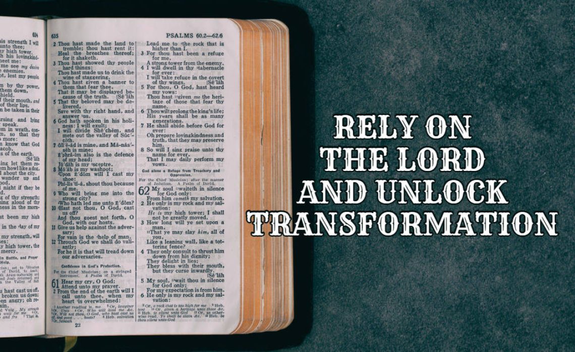 Rely on the Lord